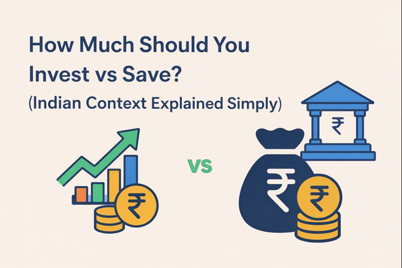 How Much Should You Invest vs Save? (Indian Context Explained Simply)