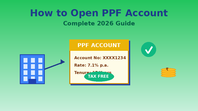 How to Open a PPF Account in India: Complete Step-by-Step Guide (2026)